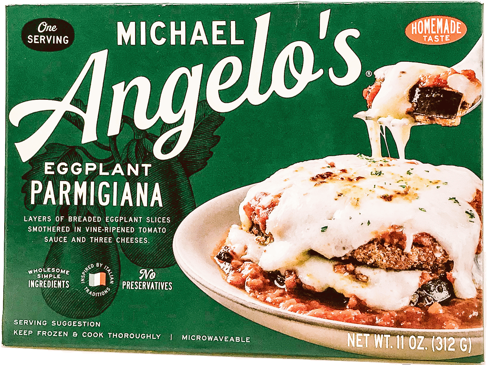 Michael Angelo's  eggplant parmigiana, frozen box Full-Size Picture